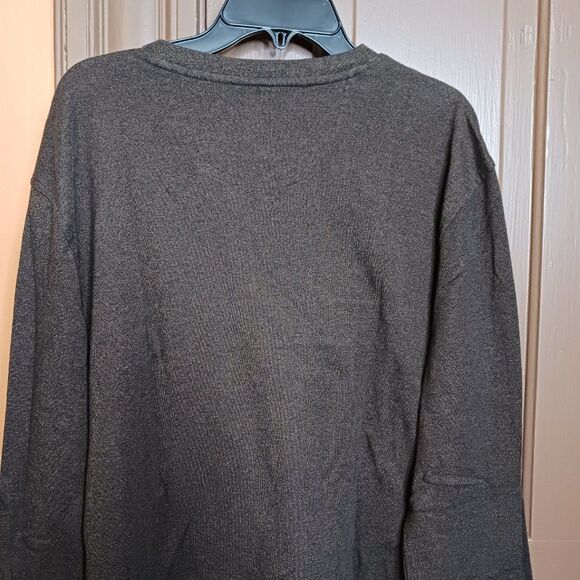 Van Heusen Men's M Brown V-Neck Long Sleeve Sweater - Picture 5 of 11